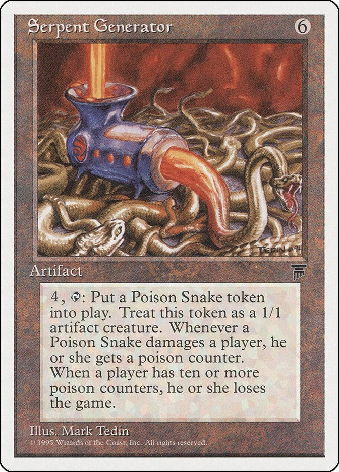 Image for Serpent Generator [Chronicles] - Magic: The Gathering
