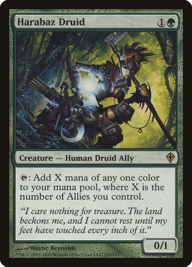 Image for Harabaz Druid (105) [Worldwake] - Magic: The Gathering