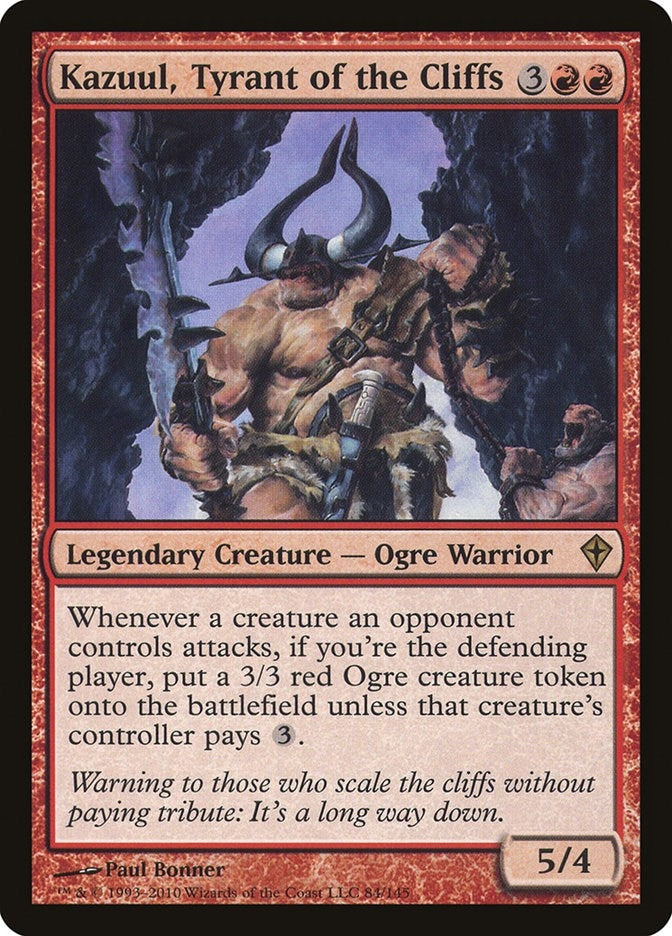 Image for Kazuul, Tyrant of the Cliffs (84) [Worldwake] - Magic: The Gathering