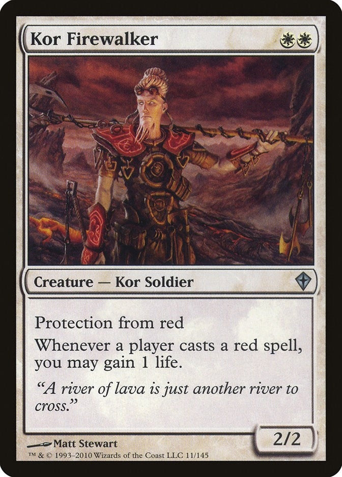 Image for Kor Firewalker (11) [Worldwake] - Magic: The Gathering