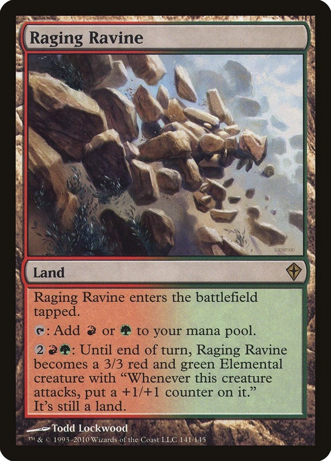 Image for Raging Ravine (141) [Worldwake] - Magic: The Gathering