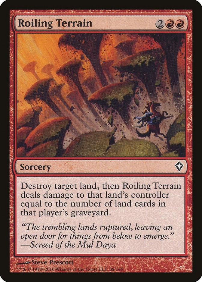 Image for Roiling Terrain (88) [Worldwake] - Magic: The Gathering