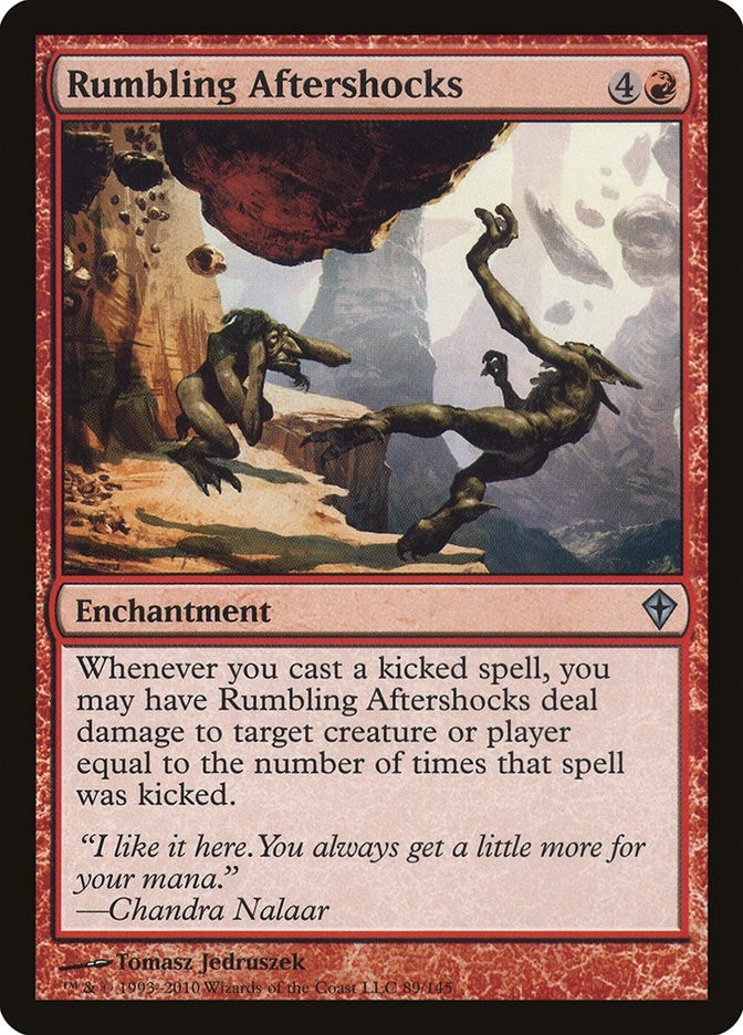 Image for Rumbling Aftershocks (89) [Worldwake] - Magic: The Gathering