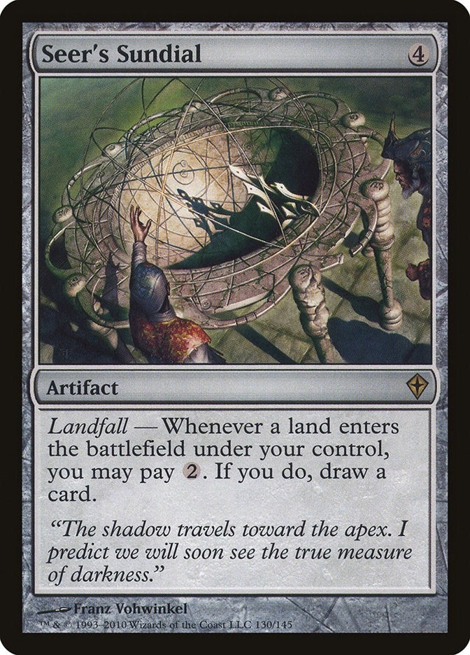 Image for Seer's Sundial (130) [Worldwake] - Magic: The Gathering
