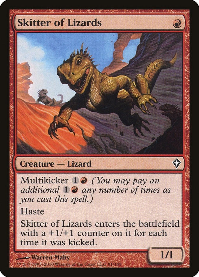 Image for Skitter of Lizards (91) [Worldwake] - Magic: The Gathering