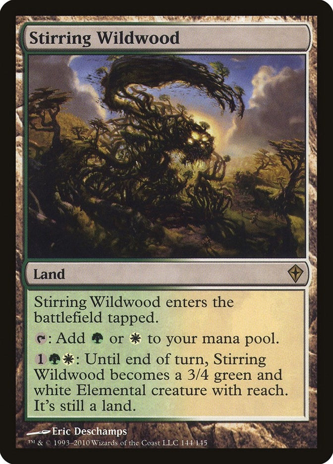 Image for Stirring Wildwood (144) [Worldwake] - Magic: The Gathering