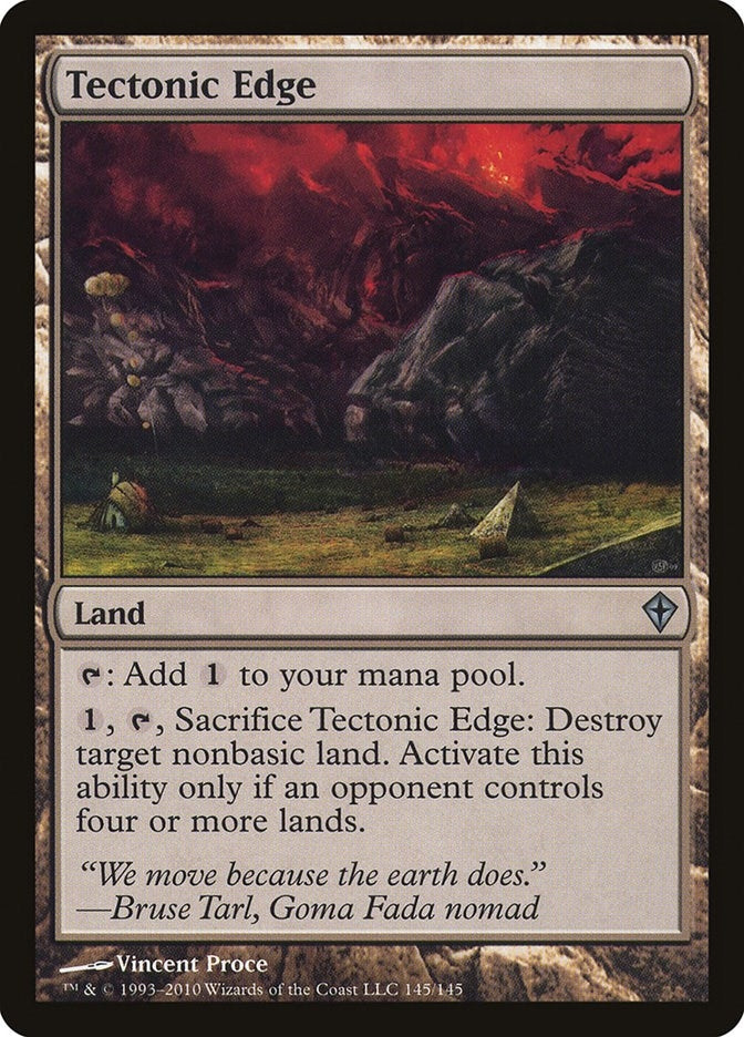 Image for Tectonic Edge (145) [Worldwake] - Magic: The Gathering