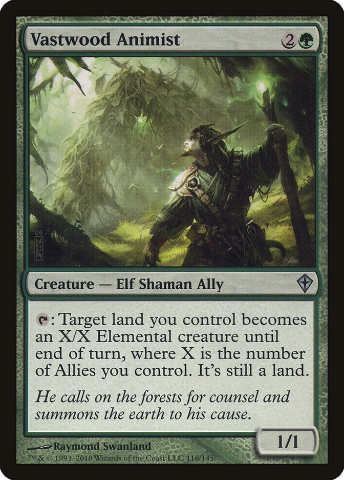 Image for Vastwood Animist (116) [Worldwake] - Magic: The Gathering