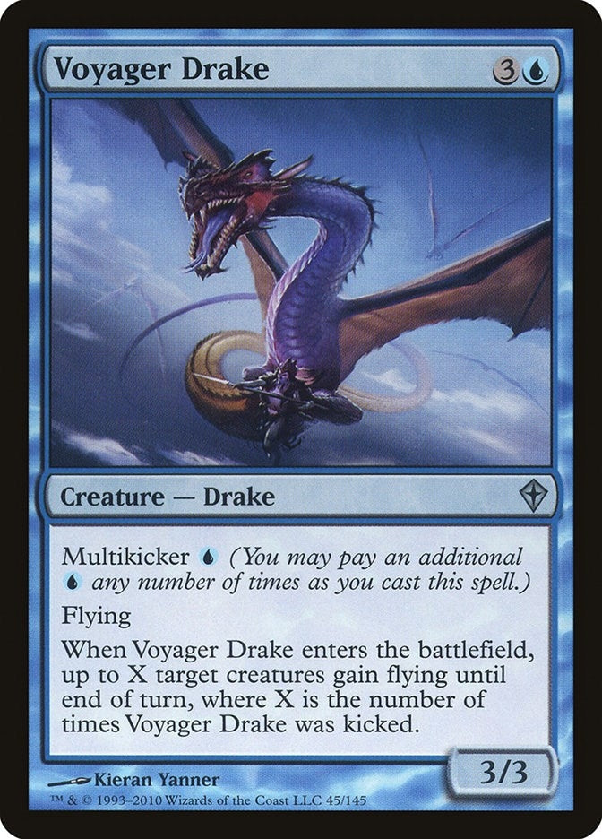 Image for Voyager Drake (45) [Worldwake] - Magic: The Gathering