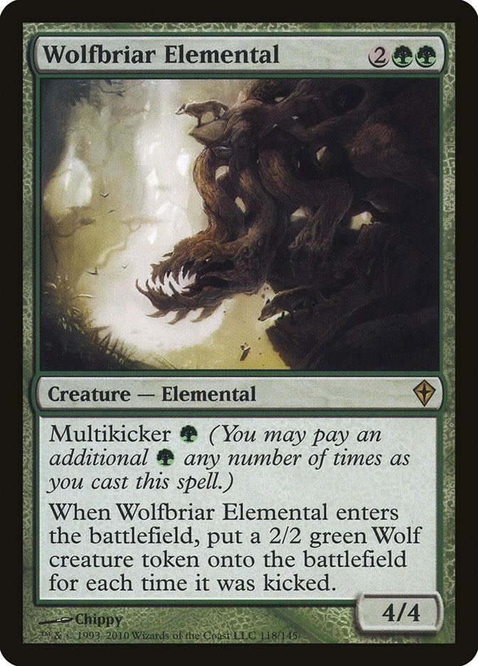 Image for Wolfbriar Elemental (118) [Worldwake] - Magic: The Gathering