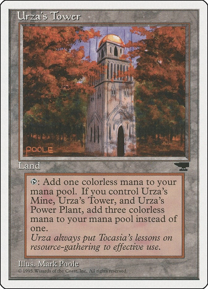 Image for Urza's Tower (Forest) [Chronicles] - Magic: The Gathering
