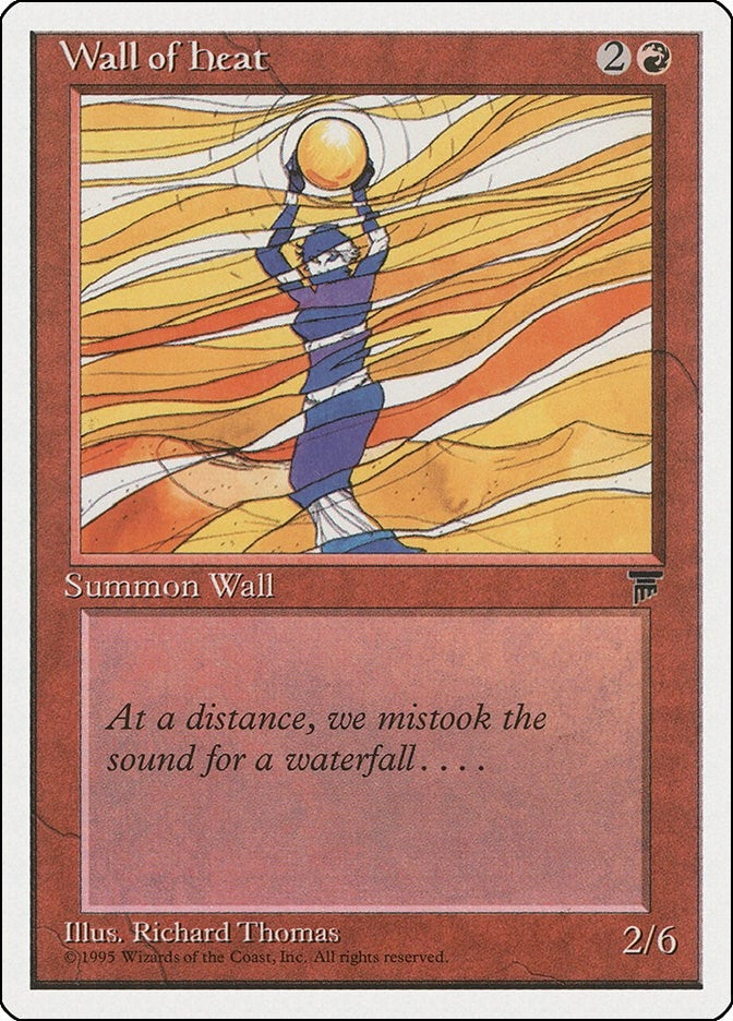 Image for Wall of Heat [Chronicles] - Magic: The Gathering