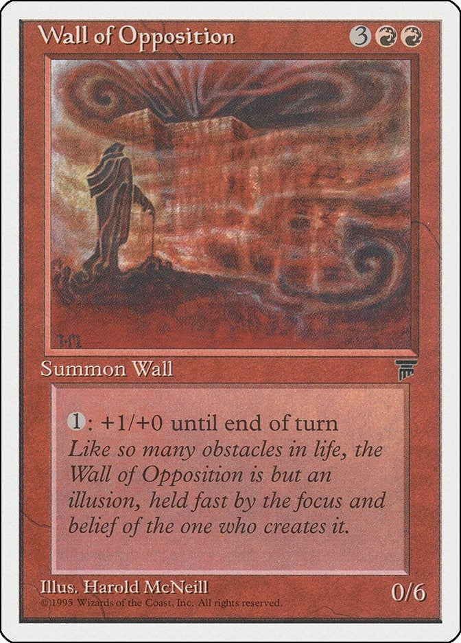 Image for Wall of Opposition [Chronicles] - Magic: The Gathering