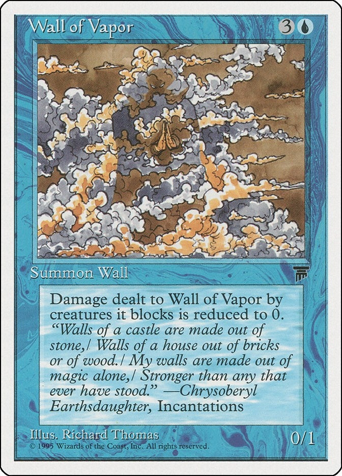 Image for Wall of Vapor [Chronicles] - Magic: The Gathering