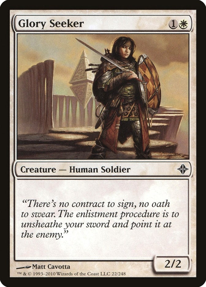Image for Glory Seeker (22) [Rise of the Eldrazi] - Magic: The Gathering