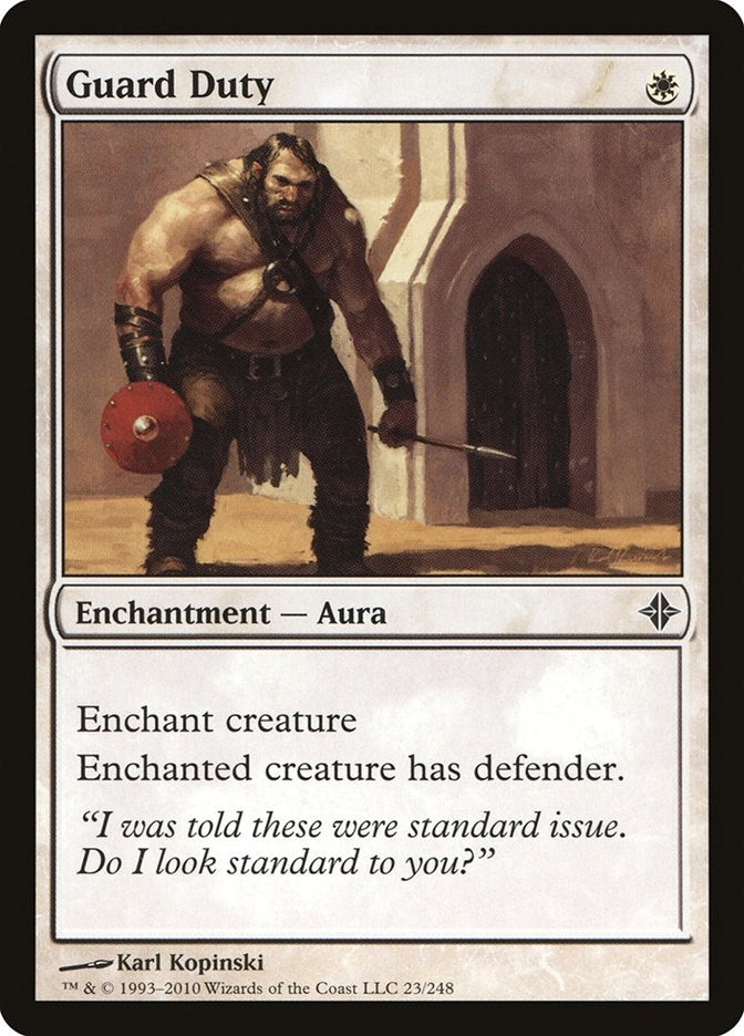 Image for Guard Duty (23) [Rise of the Eldrazi] - Magic: The Gathering