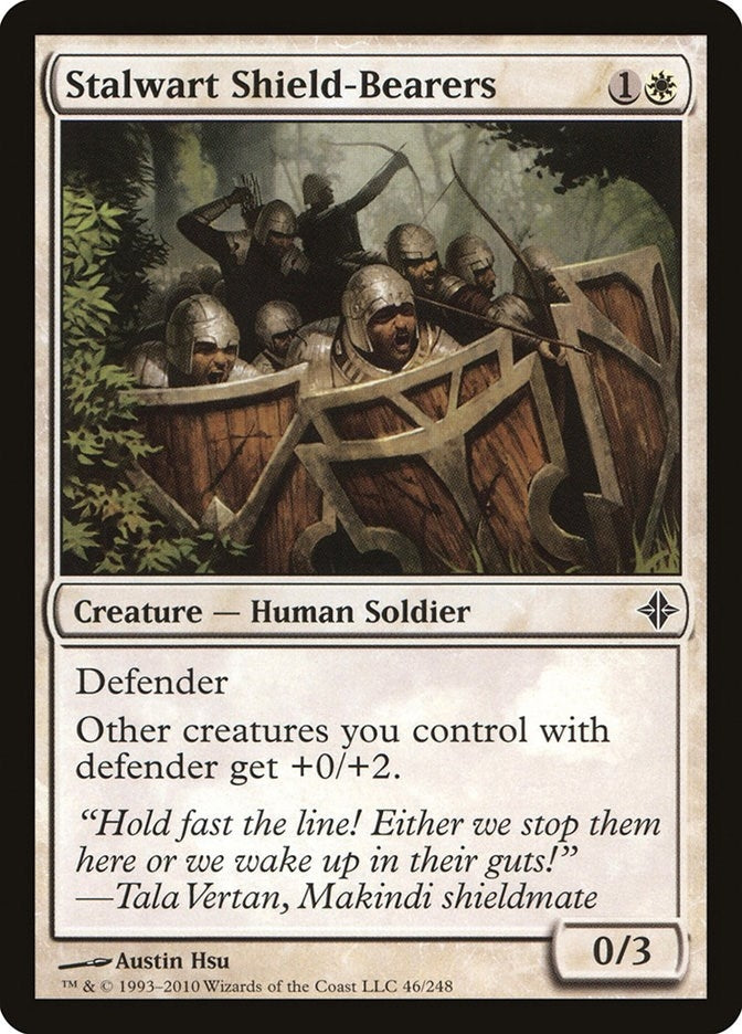 Image for Stalwart Shield-Bearers (46) [Rise of the Eldrazi] - Magic: The Gathering