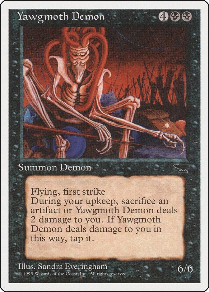 Image for Yawgmoth Demon [Chronicles] - Magic: The Gathering