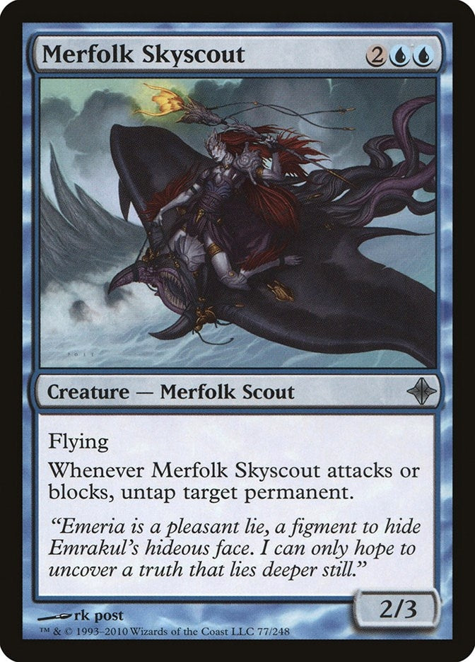 Image for Merfolk Skyscout (77) [Rise of the Eldrazi] - Magic: The Gathering