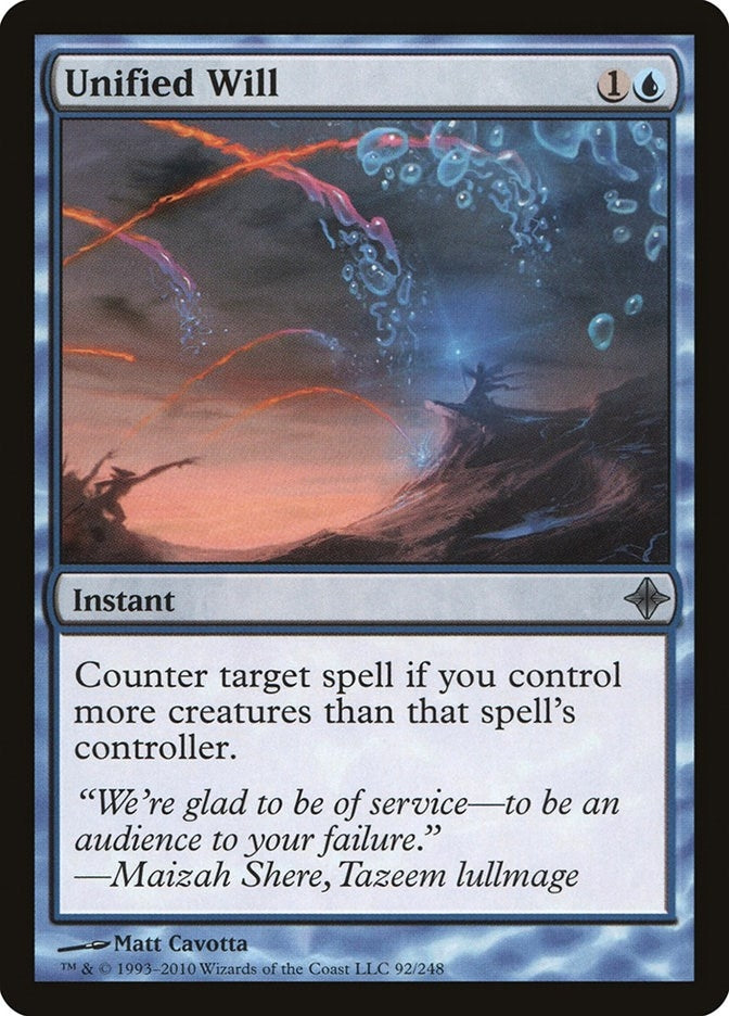 Image for Unified Will (92) [Rise of the Eldrazi] - Magic: The Gathering