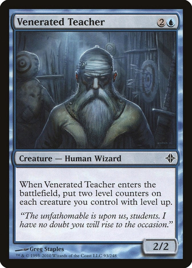 Image for Venerated Teacher (93) [Rise of the Eldrazi] - Magic: The Gathering