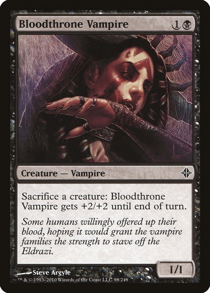 Image for Bloodthrone Vampire (98) [Rise of the Eldrazi] - Magic: The Gathering