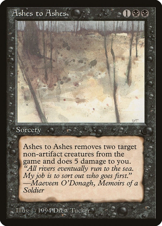 Image for Ashes to Ashes [The Dark] - Magic: The Gathering