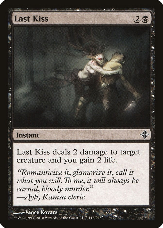 Image for Last Kiss (116) [Rise of the Eldrazi] - Magic: The Gathering
