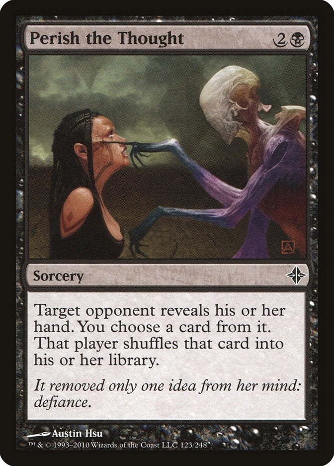 Image for Perish the Thought (123) [Rise of the Eldrazi] - Magic: The Gathering