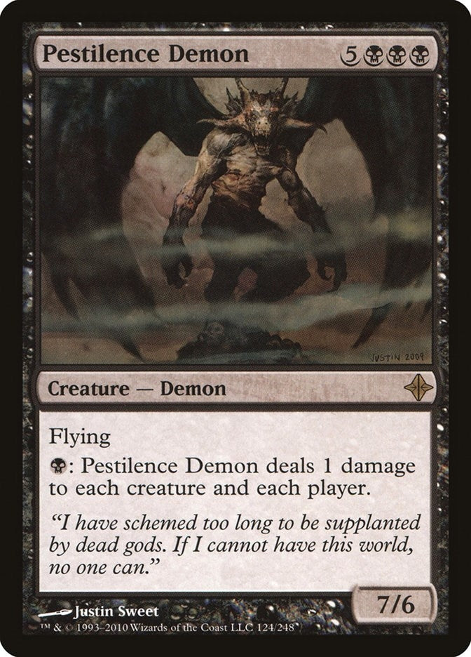 Image for Pestilence Demon (124) [Rise of the Eldrazi] - Magic: The Gathering