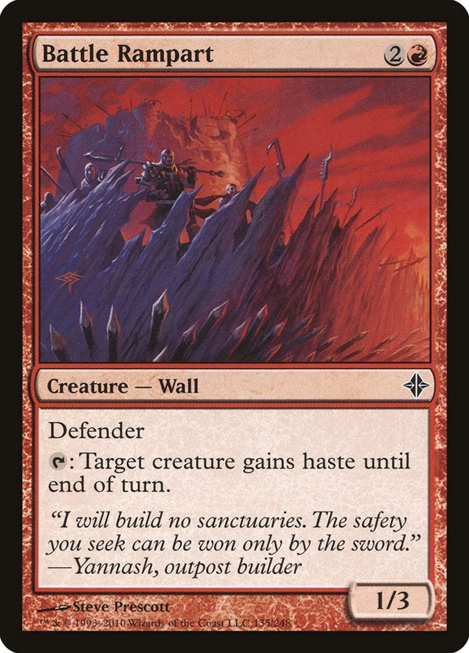 Image for Battle Rampart (135) [Rise of the Eldrazi] - Magic: The Gathering
