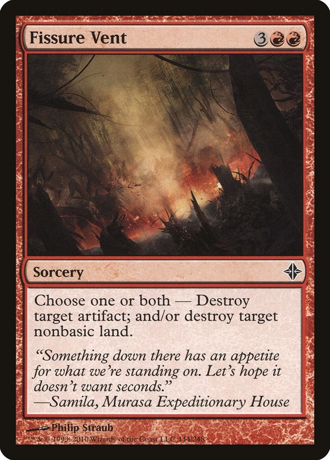 Image for Fissure Vent (144) [Rise of the Eldrazi] - Magic: The Gathering