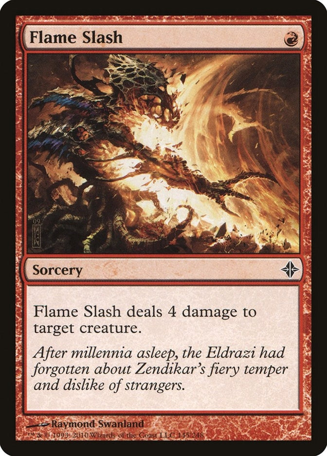 Image for Flame Slash (145) [Rise of the Eldrazi] - Magic: The Gathering
