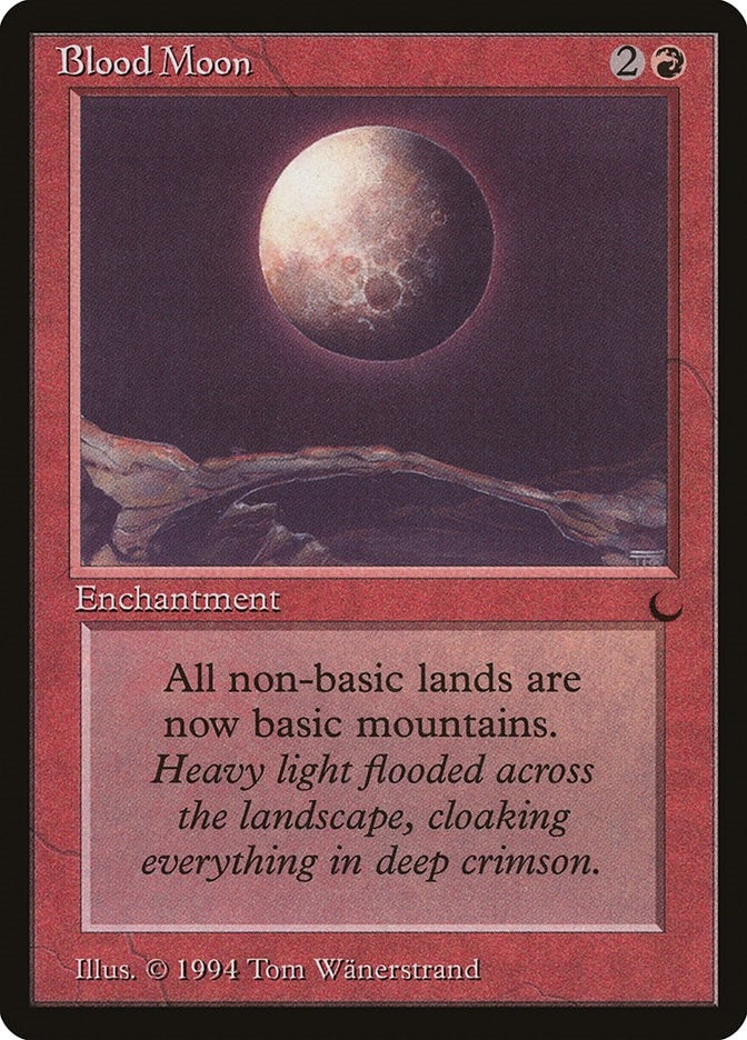 Image for Blood Moon [The Dark] - Magic: The Gathering
