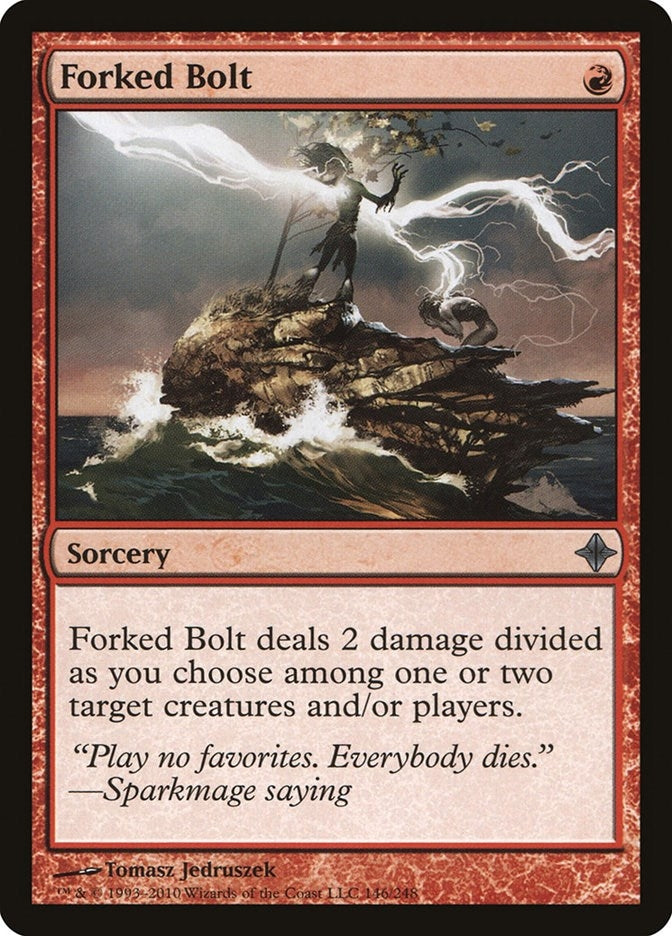 Image for Forked Bolt (146) [Rise of the Eldrazi] - Magic: The Gathering