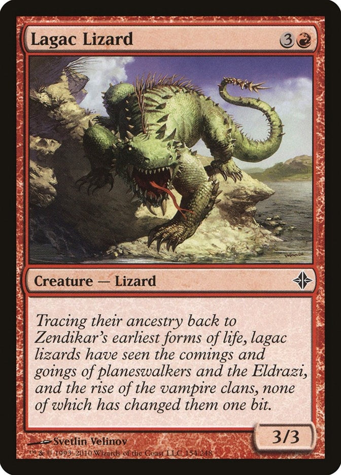 Image for Lagac Lizard (154) [Rise of the Eldrazi] - Magic: The Gathering