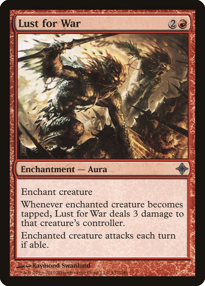Image for Lust for War (157) [Rise of the Eldrazi] - Magic: The Gathering