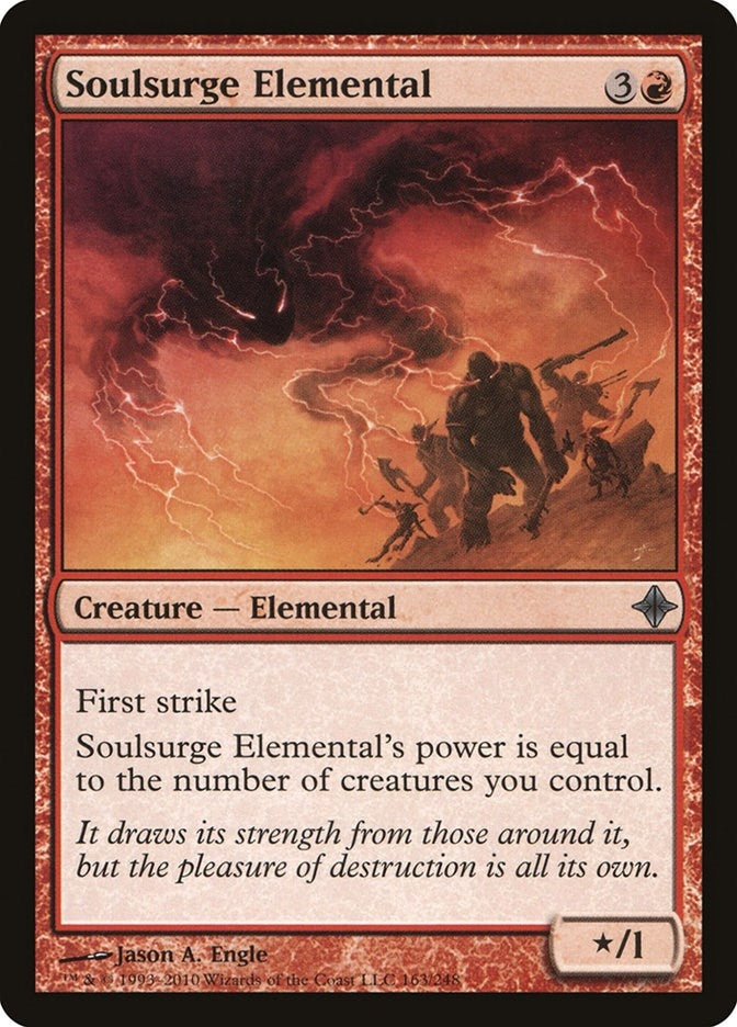 Image for Soulsurge Elemental (163) [Rise of the Eldrazi] - Magic: The Gathering