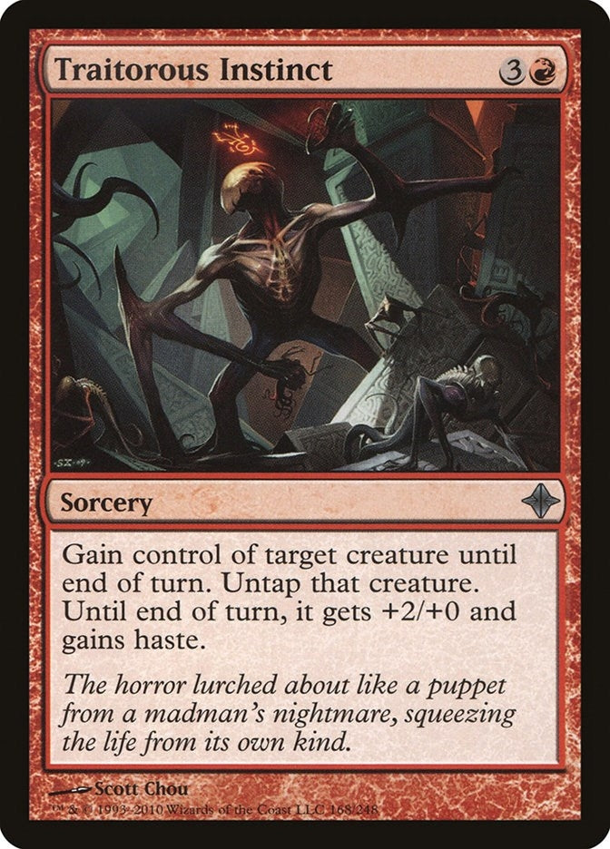 Image for Traitorous Instinct (168) [Rise of the Eldrazi] - Magic: The Gathering