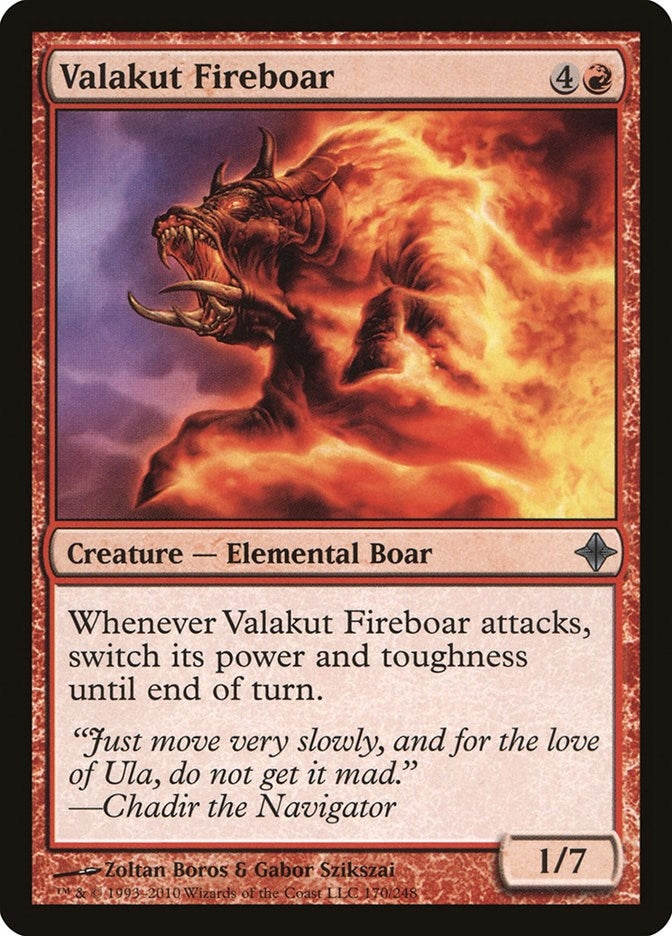 Image for Valakut Fireboar (170) [Rise of the Eldrazi] - Magic: The Gathering