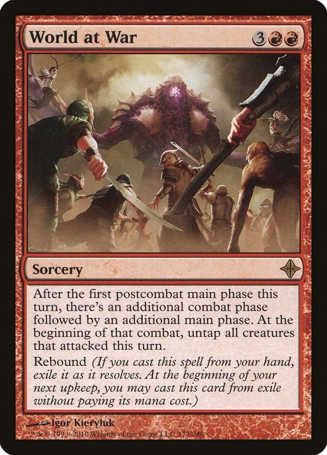 Image for World at War (172) [Rise of the Eldrazi] - Magic: The Gathering