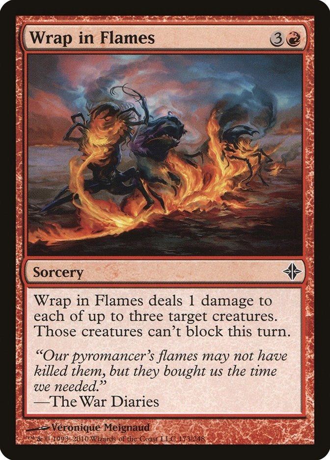 Image for Wrap in Flames (173) [Rise of the Eldrazi] - Magic: The Gathering