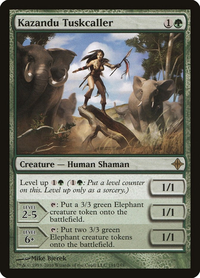 Image for Kazandu Tuskcaller (191) [Rise of the Eldrazi] - Magic: The Gathering