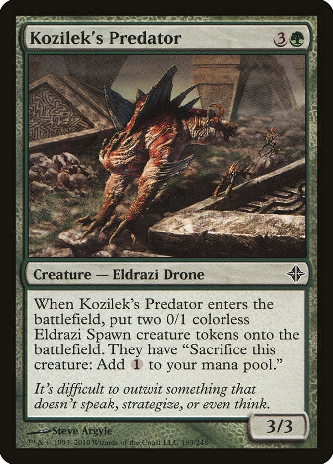 Image for Kozilek's Predator (193) [Rise of the Eldrazi] - Magic: The Gathering