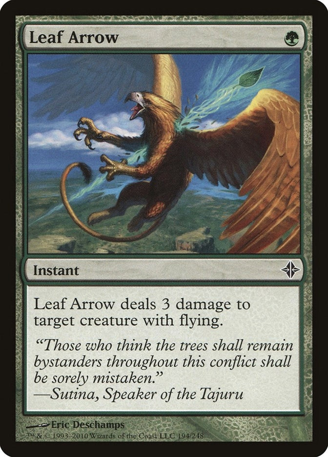 Image for Leaf Arrow (194) [Rise of the Eldrazi] - Magic: The Gathering