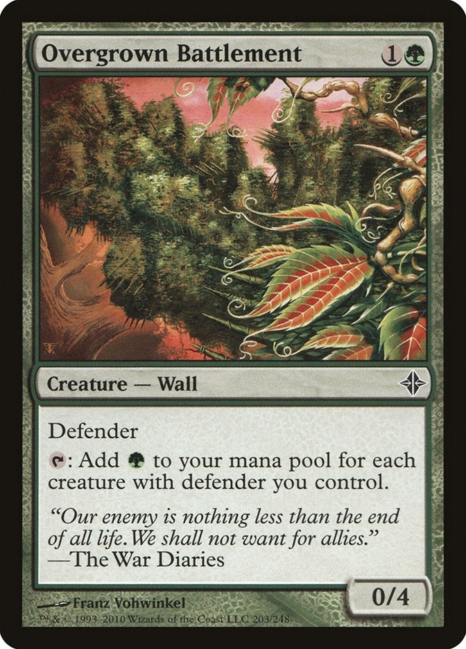 Image for Overgrown Battlement (203) [Rise of the Eldrazi] - Magic: The Gathering