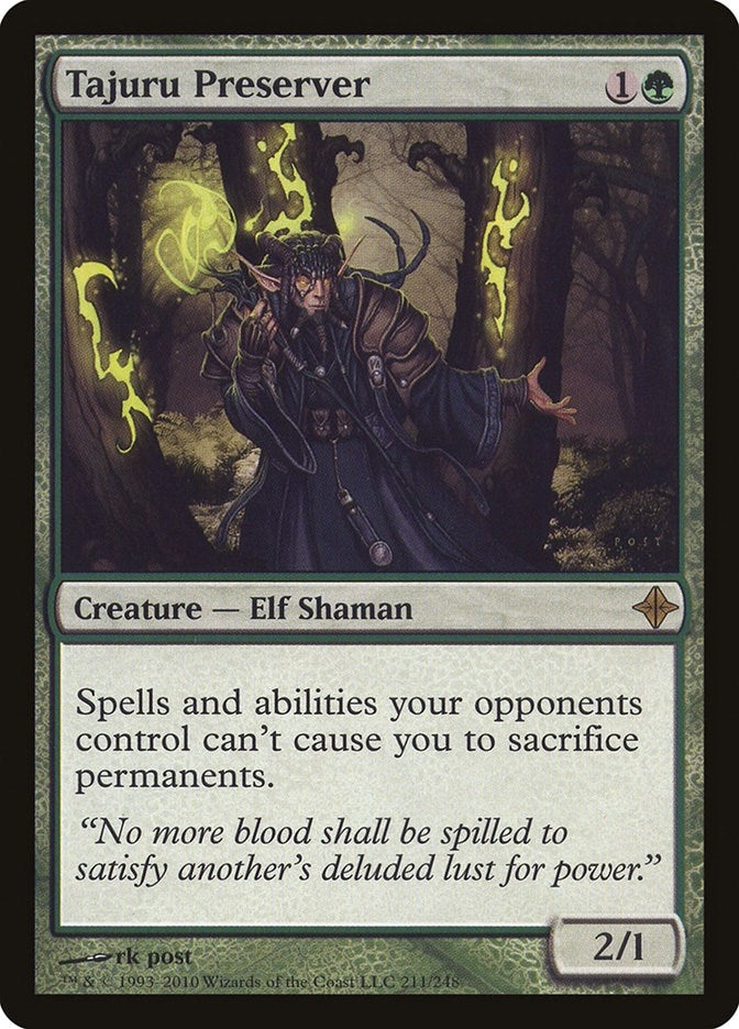 Image for Tajuru Preserver (211) [Rise of the Eldrazi] - Magic: The Gathering