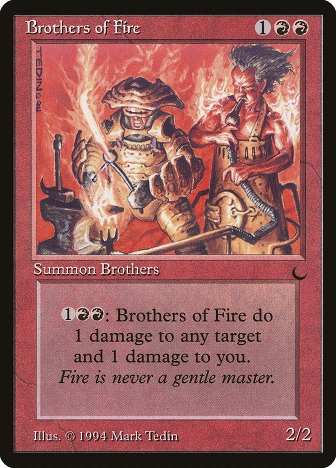 Image for Brothers of Fire [The Dark] - Magic: The Gathering
