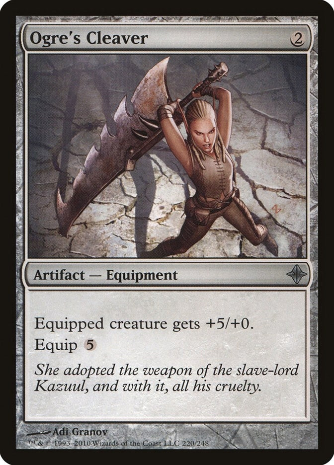 Image for Ogre's Cleaver (220) [Rise of the Eldrazi] - Magic: The Gathering