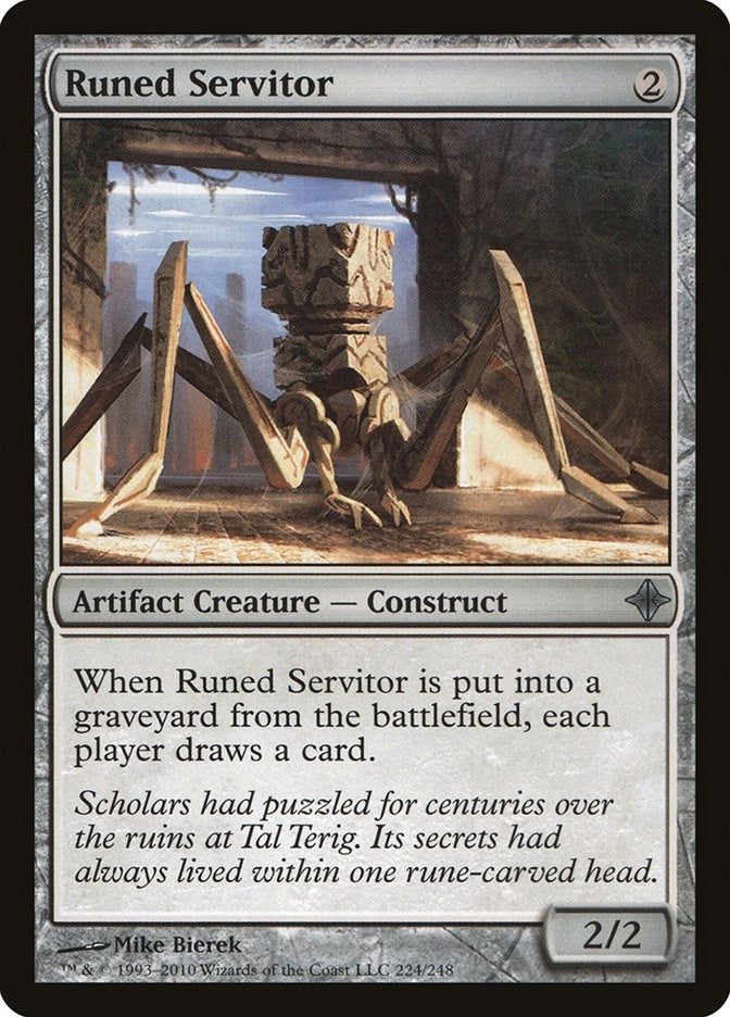 Image for Runed Servitor (224) [Rise of the Eldrazi] - Magic: The Gathering